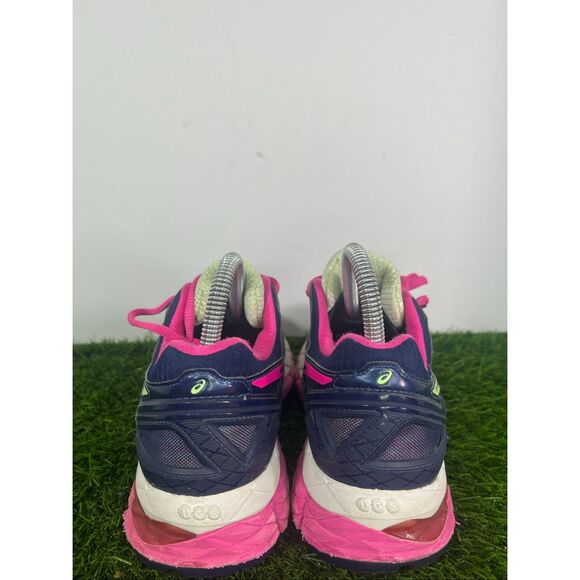 Asics Gel-Kayano 22  Indigo Blue/Pink/Pistachio Running Shoe Sneaker Women’s 7.5 - Picture 4 of 8